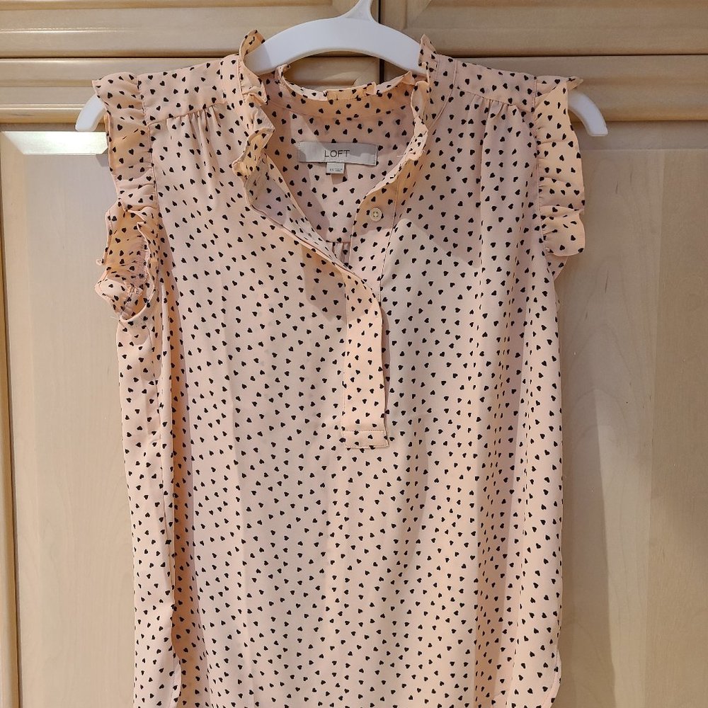 Loft Sleeveless Blouse XS